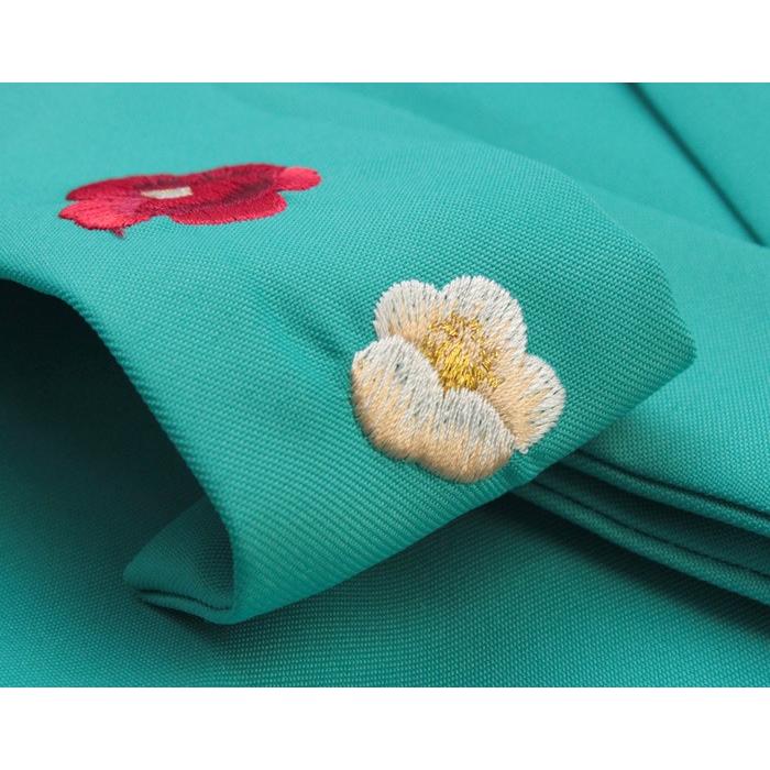 袴 TSH 無地 椿刺繍 単品 卒業式 入学式 からし・Sサイズ 袴 単品 「抹茶 椿の刺繍」 卒業式 袴 レディース 行燈袴 SS/2S・S・M