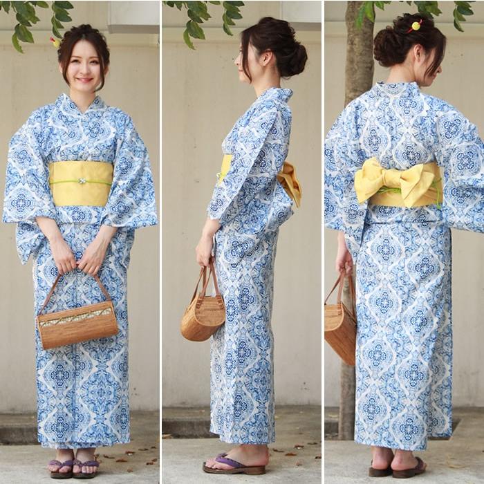 【新品・未使用】HANAE MORI レディース 浴衣 単品 仕立て上がり HANAE MORI（ハナエモリ） 浴衣 レディース セット ブランド （浴衣＋