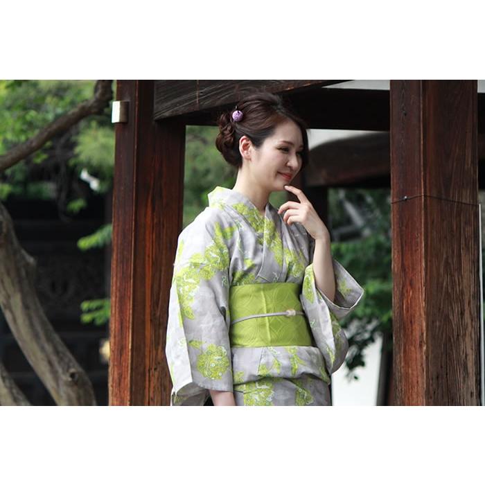 HANAE MORI（ハナエモリ） 浴衣 レディース セット 3点 （浴衣＋帯＋