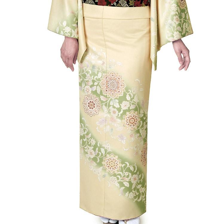 H.L（アッシュ・エル） 訪問着 単品 クリーム地 華紋唐草柄 フリー 