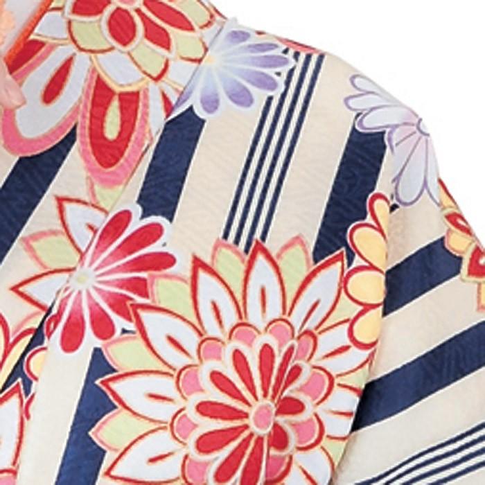 二尺袖 着物 袴フルセット HL 着物はショート丈 うぐいす色 袴変更可能 H.L 卒業式 袴 着物 二尺袖 単品 アッシュエル 洗える 8柄 桜 椿 菊