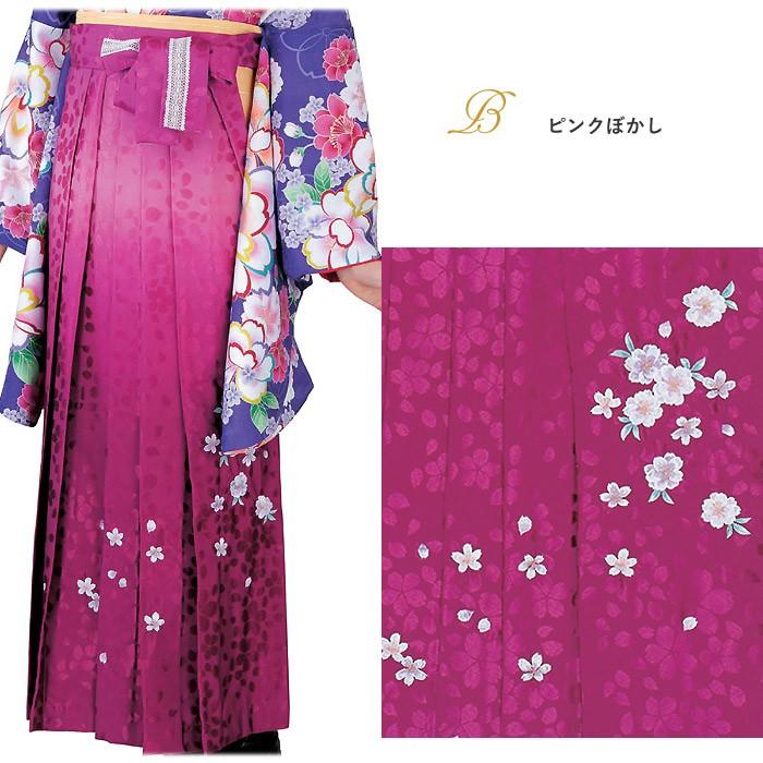 ぼかし刺繍袴 H・L(アッシュ・エル)桜柄 ピンク　Мサイズ 単品】 ぼかし刺繍袴 H・L(アッシュ・エル)桜柄 選べる5色 女性用行燈