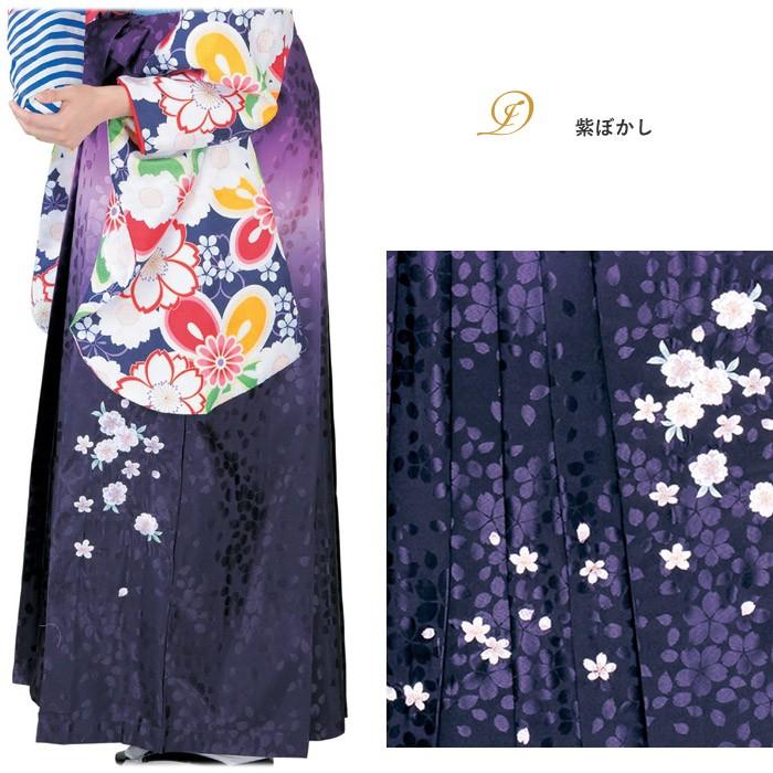 H.L アッシュエル 袴 女性 刺繍入り 単品 赤 ピンク 緑 紫 水色