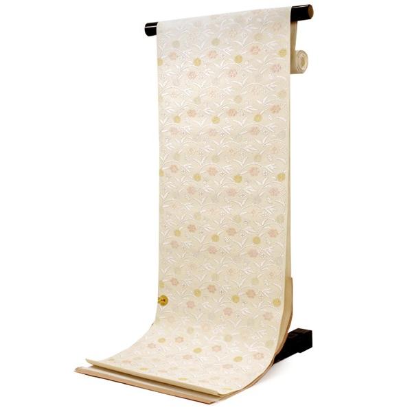 夏物西陣織絽九寸名古屋帯名門・ふくい織物謹製【綿芯御仕立て付き】①