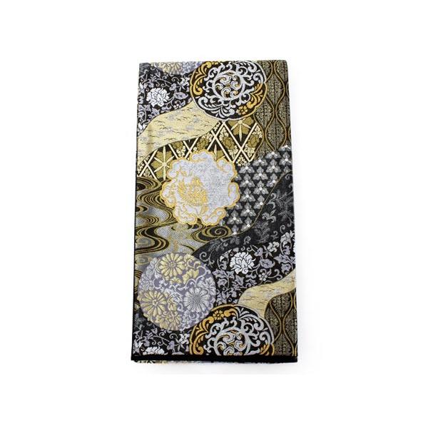 【美品】 六通柄袋帯　吉祥紋様　銀箔　訪問着　振袖　黒留袖　色留袖　フォーマル 六通柄袋帯 有職文様 金銀糸 振袖 黒留袖 色留袖 訪問着