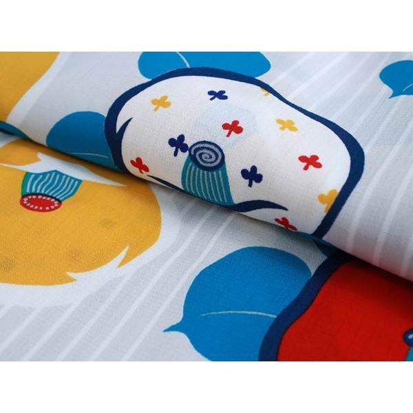 浴衣 レディース 東レセオアルファ 単品 夏着物 撫松庵 M サイズ