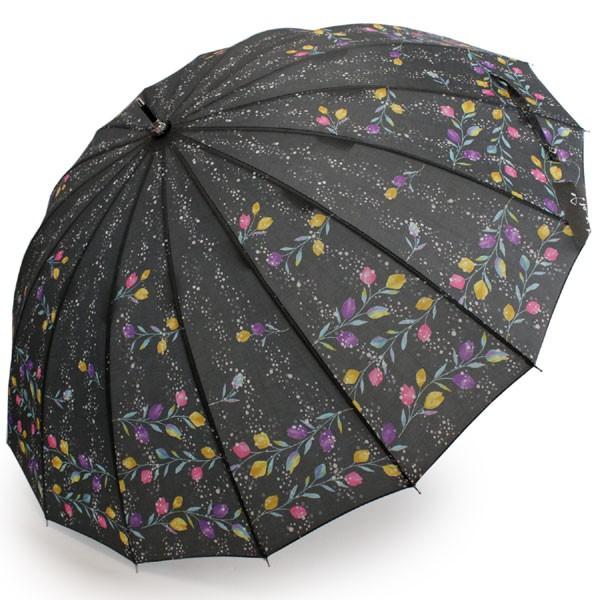 絶対一番安い 傘 レディース 長傘 晴雨兼用 Uvケア加工 金子みすゞ 16本骨 55cm 黒 花 雨具 着物向き 雨の日 梅雨 和装 和服 値引きする Www Muslimaidusa Org