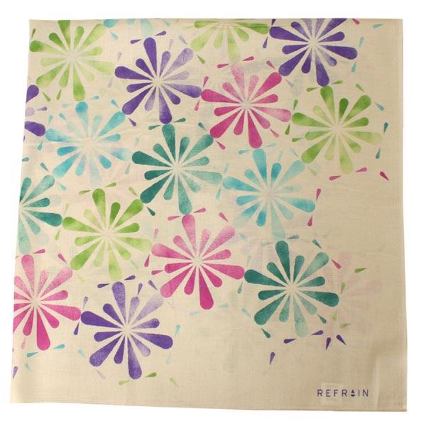 風呂敷 ふろしき REFRAIN 万華鏡 110cm 綿 日本製 撥水 和 コットン ギフト プレゼント 両面 お弁当箱 エコ | ブランド登録なし | 01
