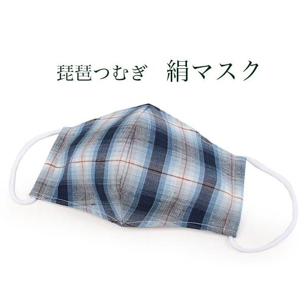 紺 白 格子柄