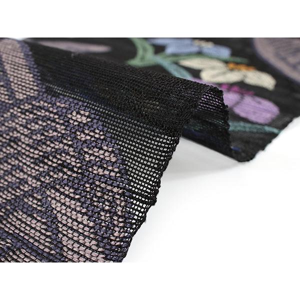 名古屋帯 夏 単品 絹 仕立て付き 捨松 八寸 カジュアル 西陣織 帯屋