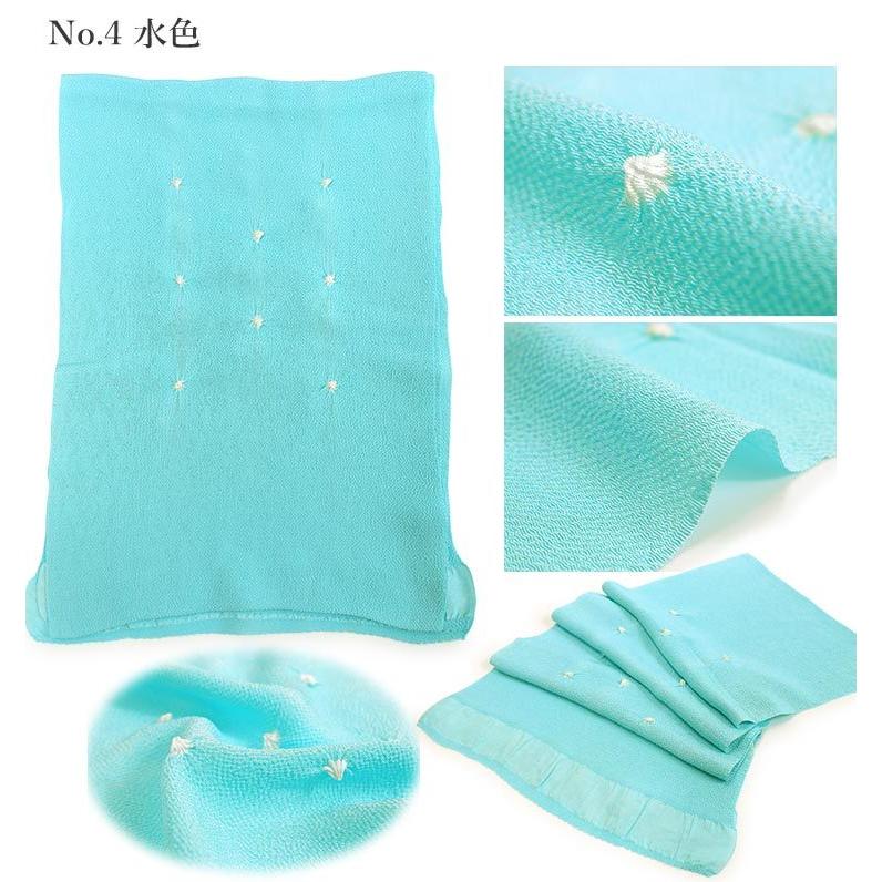 帯揚げ 正絹 単品 4色 小帽子 絞り ちりめん 水色 グリーン 渋紫 帯揚げ 正絹 単品 4色 小帽子 絞り ちりめん 水色 グリーン 渋紫