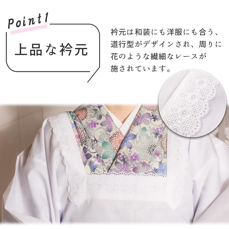 割烹着 着物用 かっぽう着 M L 白 ホワイト 日本製 撥水撥油加工 道行