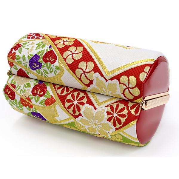 草履バッグセット 振袖 成人式 二尺袖 卒業式 赤地華紋柄 フリー