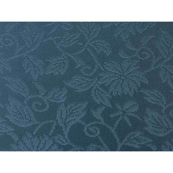 正絹 長襦袢 シルク 反物 フルオーダー 仕立て付き 渋青色地に花唐草柄