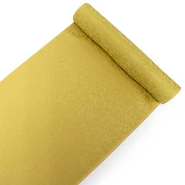 ⭐️完成品⭐️ 正絹 長襦袢 シルク 反物 フルオーダー 仕立て付き 渋黄色地に花唐草柄 女性 レディース 着物 和装 和服 きもの 単品 フォーマル おしゃれ 上品 送料無料 【Z4127561277】(21780円)