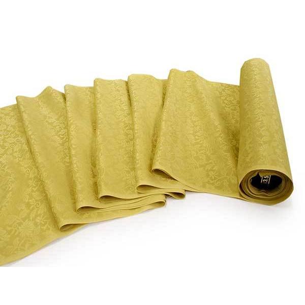 ⭐️完成品⭐️ 正絹 長襦袢 シルク 反物 フルオーダー 仕立て付き 渋黄色地に花唐草柄 女性 レディース 着物 和装 和服 きもの 単品 フォーマル おしゃれ 上品 送料無料 【Z4127561277】(21780円)