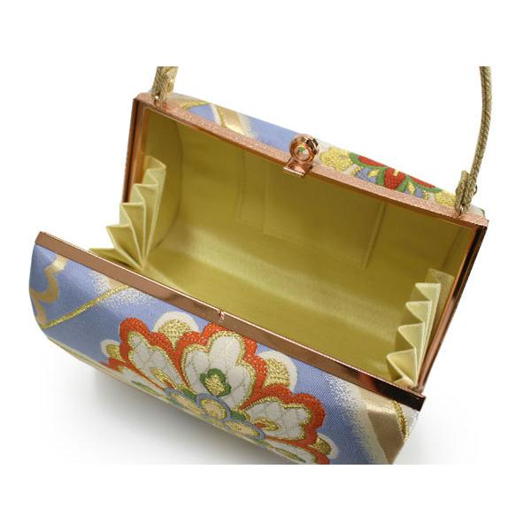 草履バッグセット 振袖 成人式 二尺袖 卒業式 水色地華紋柄 フリー