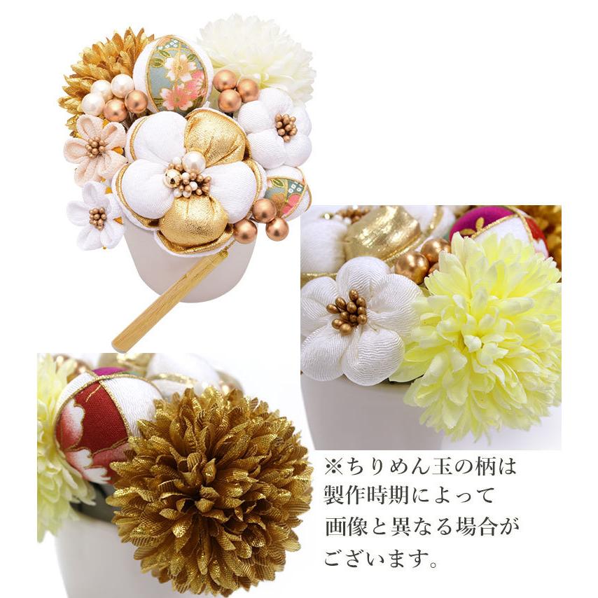 ちりめん細工 和風飾り物 セット12点一年中