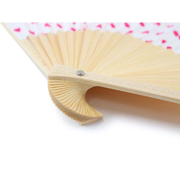 扇子 扇子袋 2点セット 縁起 鯛 めで鯛 綿 赤 水玉 ドット 桐箱入り