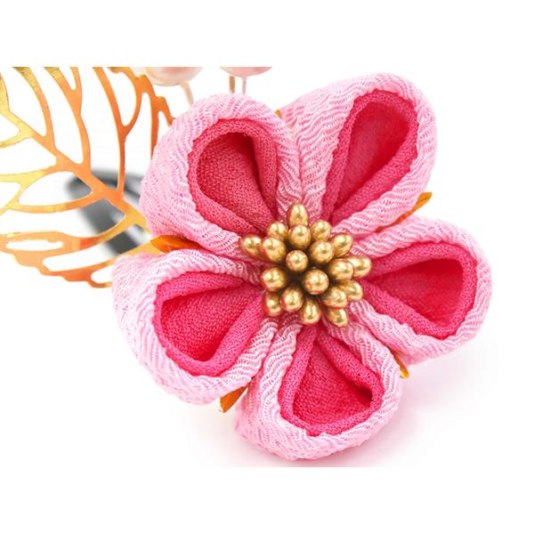 そーすさま専用 七五三髪飾りセット 薄紅梅色×パールピンク 7-23 そーすさま専用 七五三髪飾りセット 薄紅梅色×パールピンク 7-