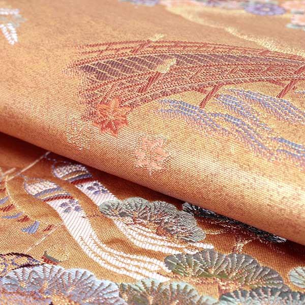 袋帯 フォーマル 絹 礼装 西陣織 仕立て付き 送料無料 新品 未使用 