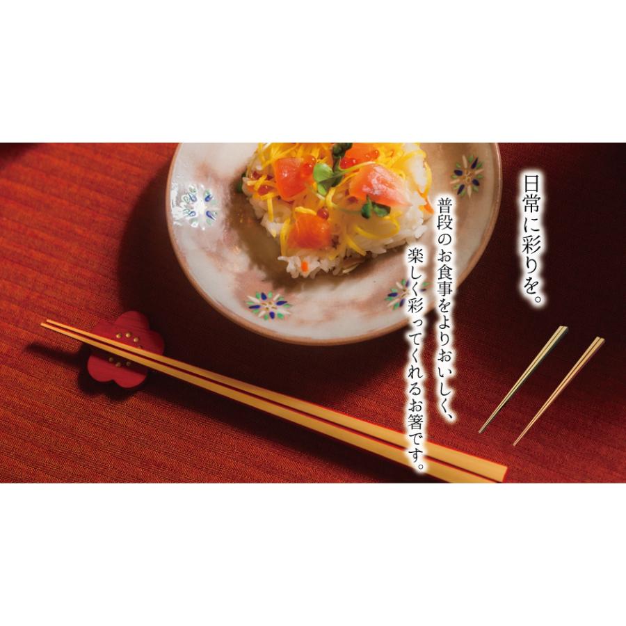 本塗り漆箸 単品 選べる 2色 黒 朱 箸 竹 漆 夫婦箸 京都 上品
