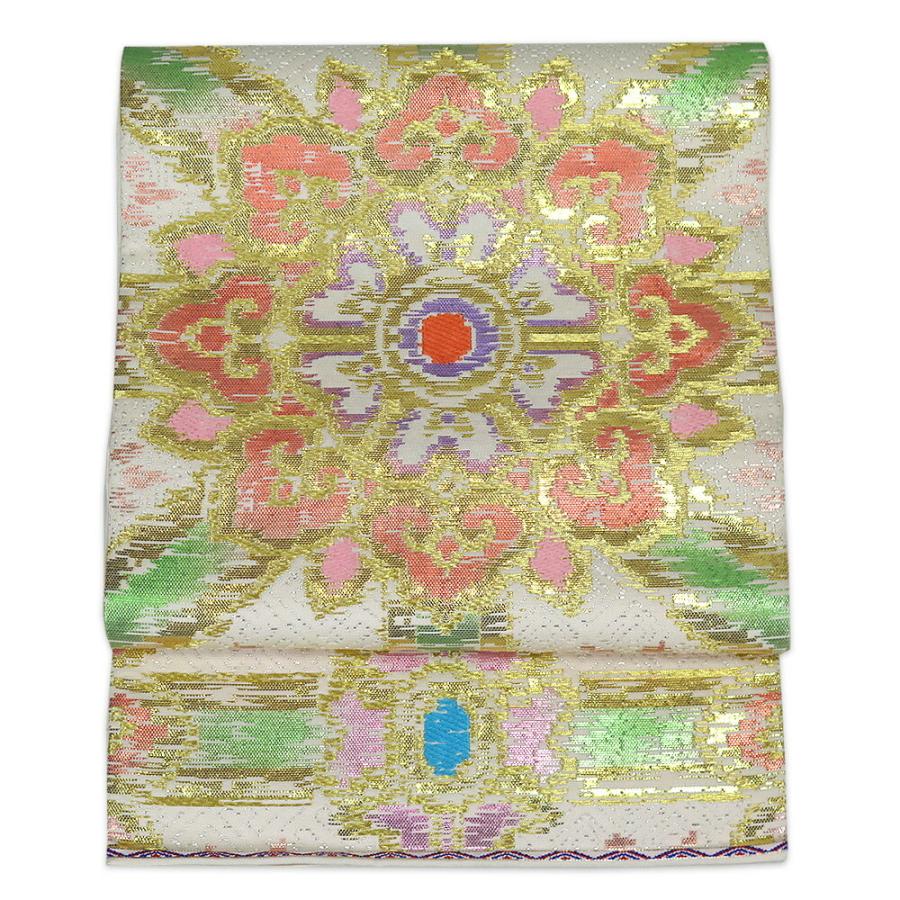 □【中古】美品 龍村平蔵 謹製 龍村美術織物 六通柄 本袋帯 「小 □【中古】美品 龍村平蔵 謹製 龍村美術織物 六通柄 本袋帯 「小