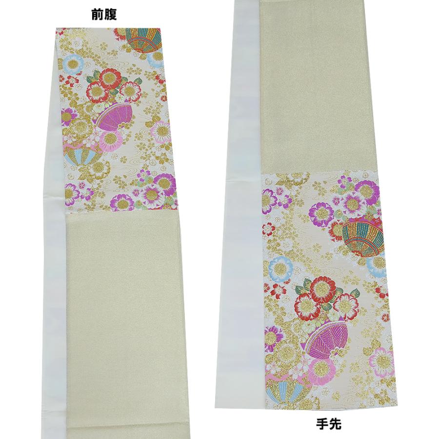 中古】美品 振袖用 六通柄 袋帯 貸衣装流れ 白地 マリ 桜 b3696960 
