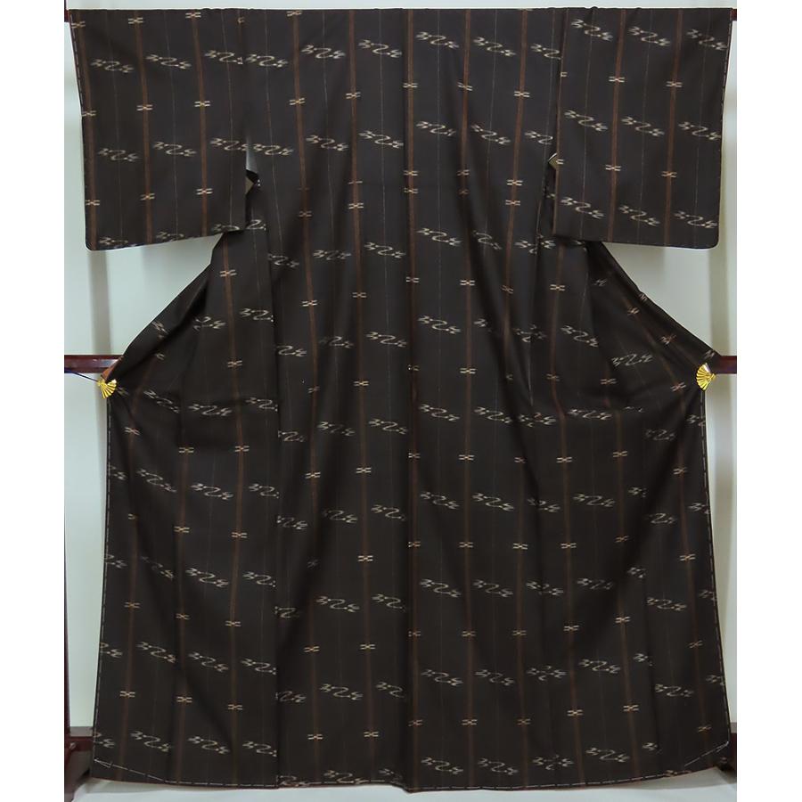 本場久米島紬 久米島つむぎ真謝工房 証紙有り 【中古】美品 k3312716 