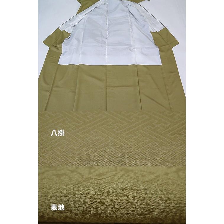 中古】 美品 色無地 家紋なし 根岸色 ねぎしいろ （k3386267-2432trym 