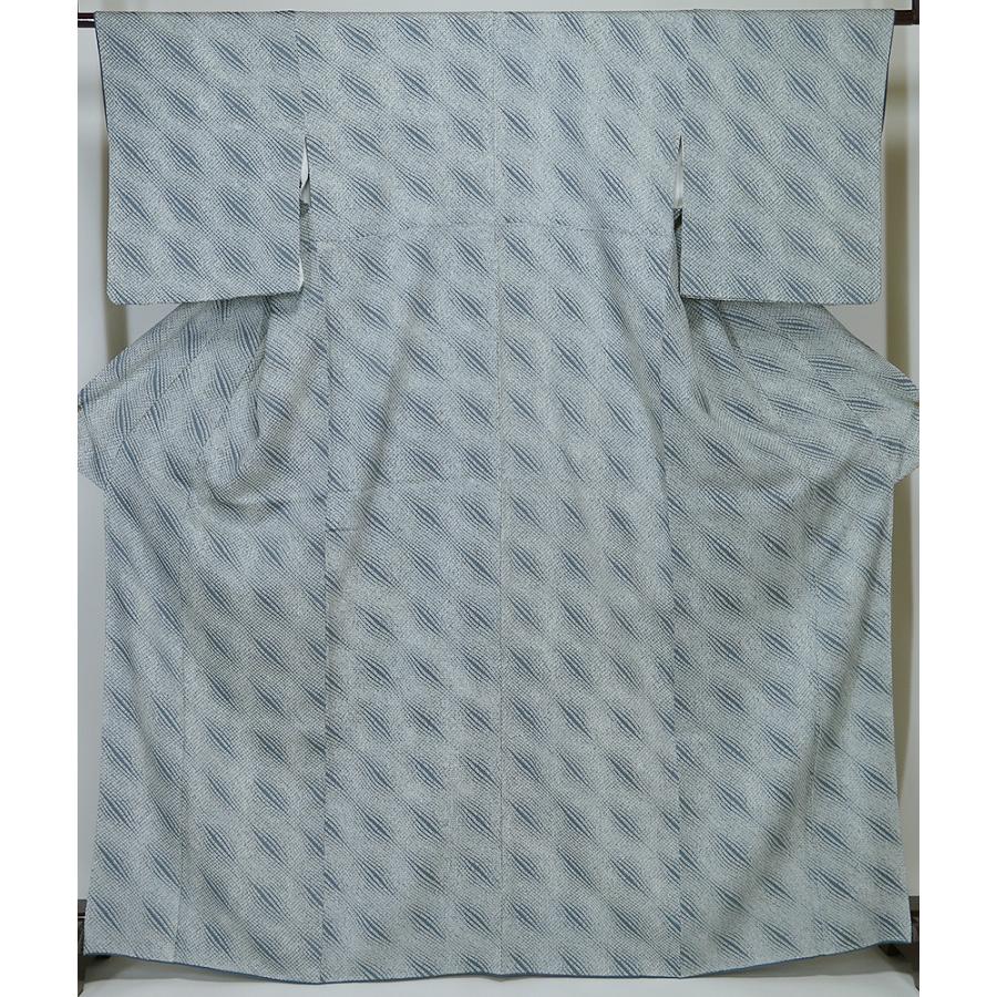 中古】美品 総絞り 小紋 ブルーグレー （k3437112-2734rym） : きもの 