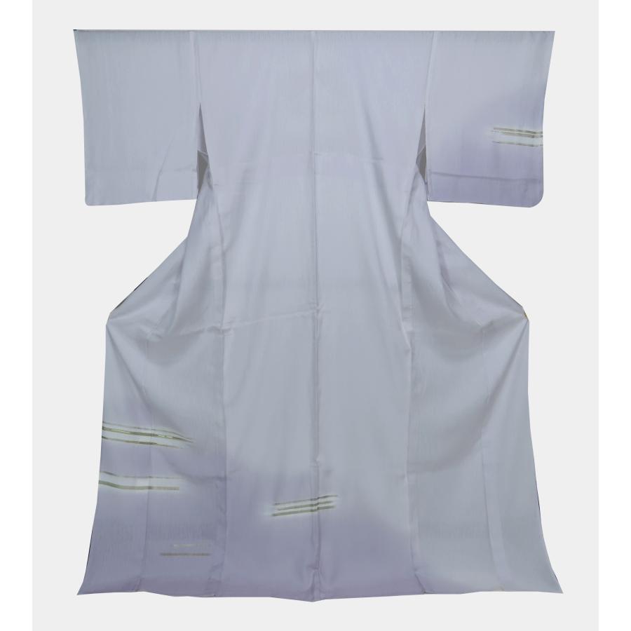 夏物　絽付下げ　正絹 　縦絽 　裄68.5cm　身丈173cm　新品　お仕立上り　k3943255-3500all