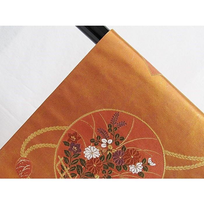 未使用】袋帯 手織り「能衣唐織 菱取向鶴」 超美品 優品（未使用 