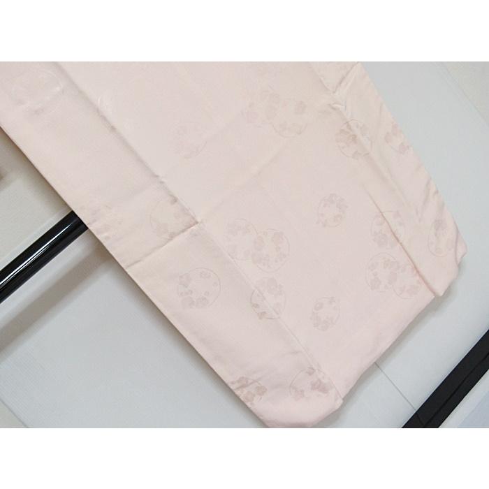 長襦袢 正絹 袷(本仕立て) 刺繍半衿付き 花丸地紋 159cm前後ベスト 