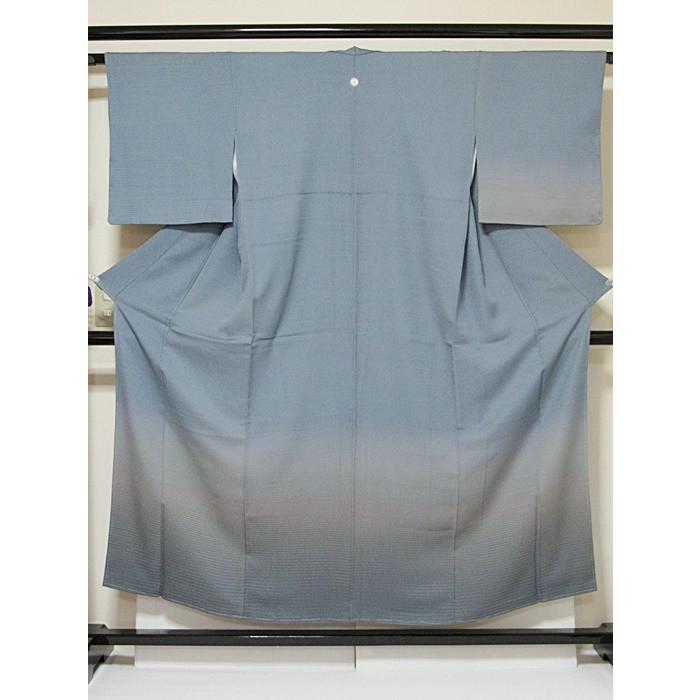 未使用 仕付け 附下げ 紋入り 袷 正波段暈し技法 150cm前後ベスト 美品 