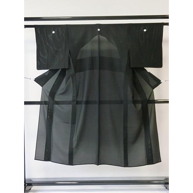 喪服】3本絽／紋は五三の桐／絽／正絹／美品☆現代140cm前後の方ベスト 