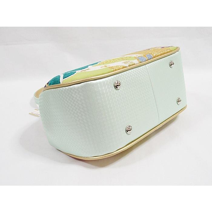 新品 アウトレット 西陣高級錦帯地使用 がま口バック草履セット／日本