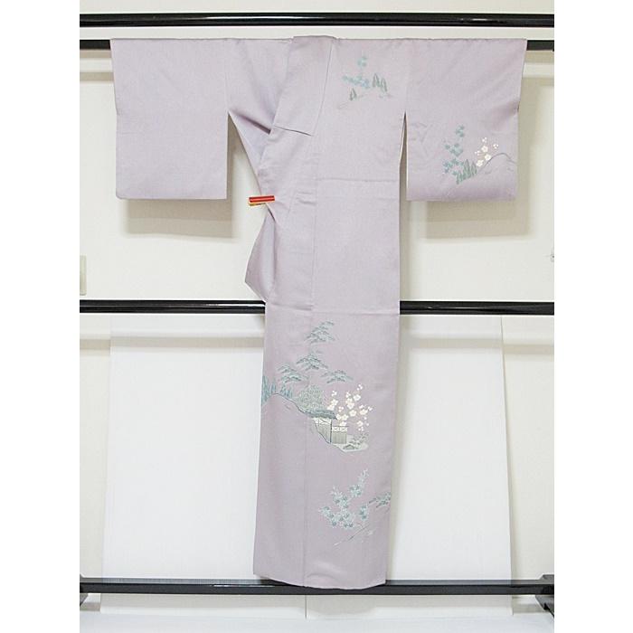 附下 袷 松竹梅文 149cm前後ベスト【美品】 : kimonoマルイチ - 通販 