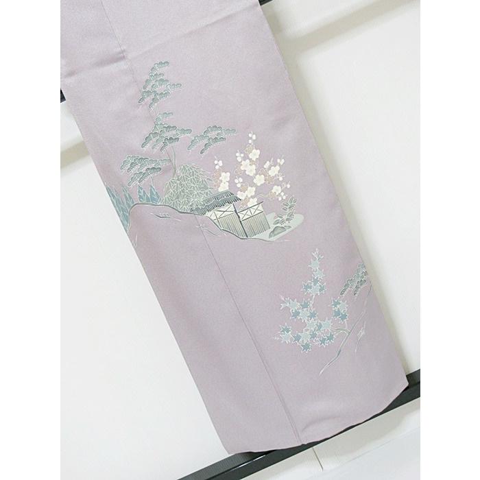 附下 袷 松竹梅文 149cm前後ベスト【美品】 : kimonoマルイチ - 通販 