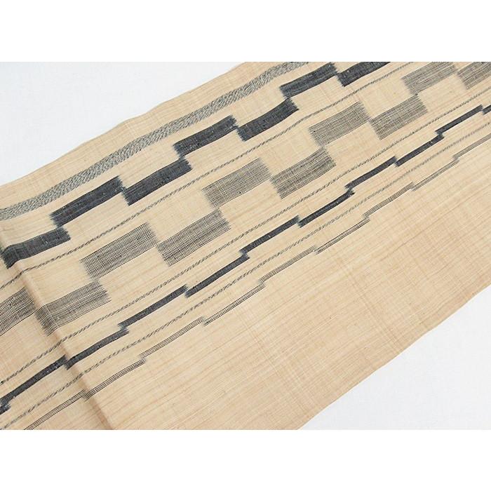 平和屋本店■希少　夏物　人間国宝　平良敏子　喜如嘉の芭蕉布　手積み芭蕉糸100％　八寸名古屋帯　花織　縞　逸品　未使用　DZAA1610kh4 楽天市場】平和屋本店□希少 夏物 人間国宝 平良敏子 喜如嘉の芭蕉布