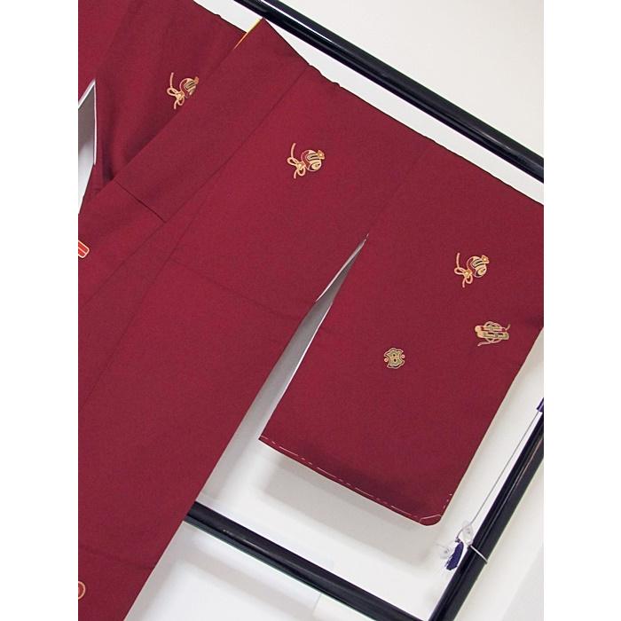 訪問着 一越 袷 比翼付(重ね衿他) 刺繍 宝尽くし文 隠れ笠 161cm前後