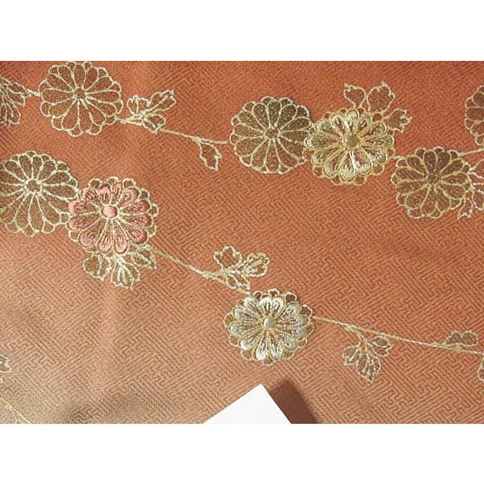 附下げ 袷 刺繍 観世水 枝垂れ菊 梅 164cm前後ベスト 美品 : kimono 