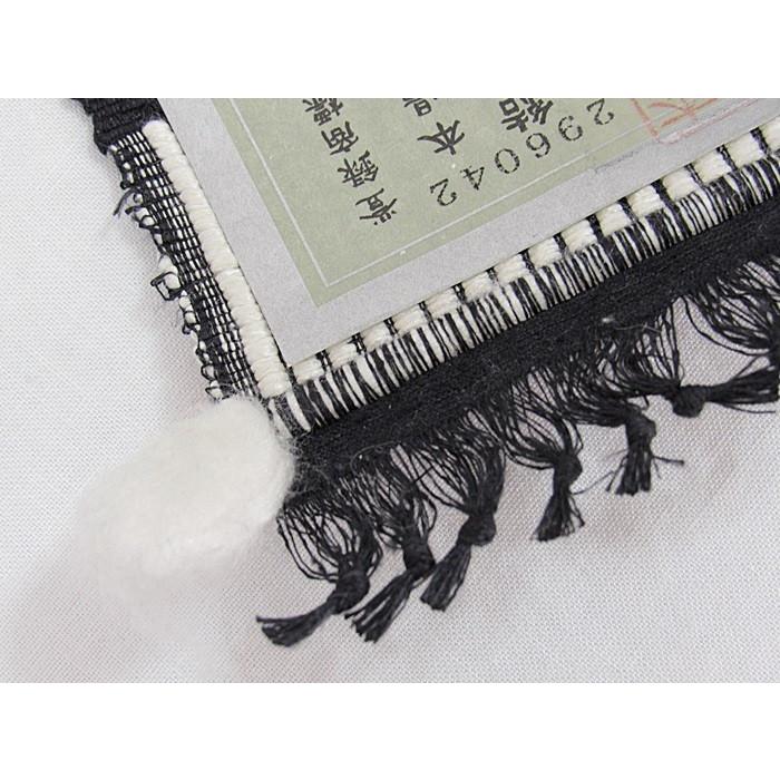 ○クーポン対象外 特選 新品 本場結城紬 織八寸名古屋帯 無地 墨色