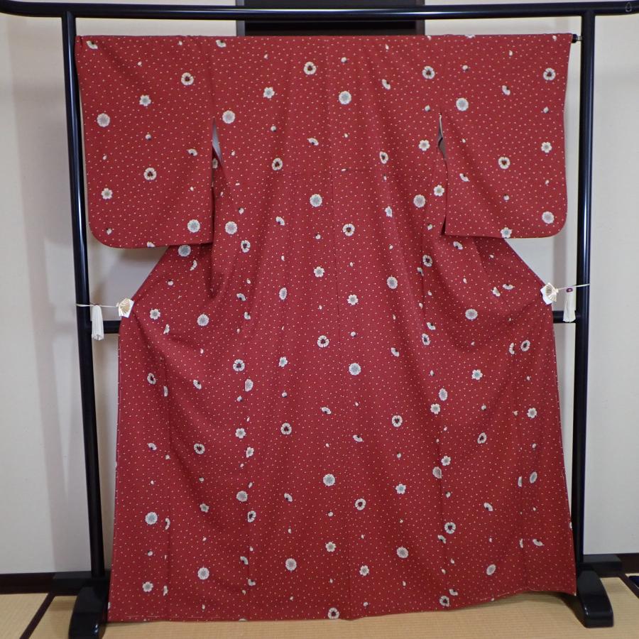 撫松庵着物桜小紋