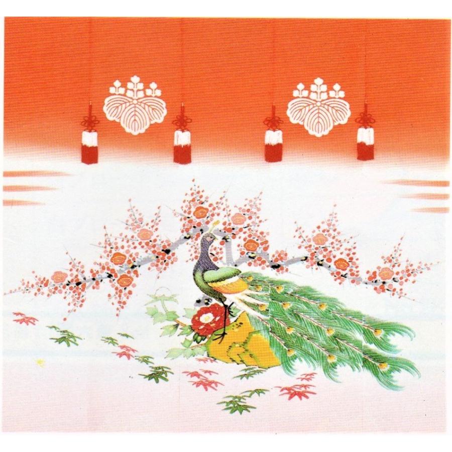 加賀友禅 花嫁のれん 花嫁暖簾 孔雀 手描き 花嫁のれん号 花嫁 加賀友禅 花嫁のれん 花嫁暖簾 孔雀 手描き 花嫁のれん号 花嫁
