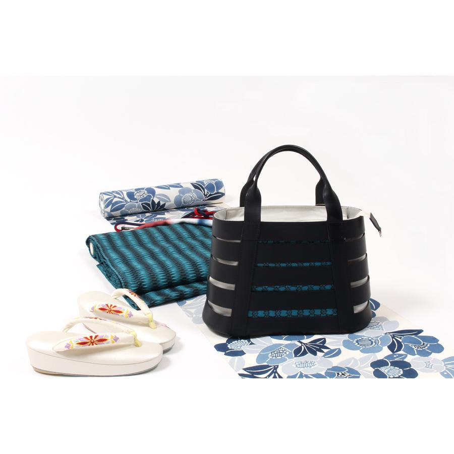 和小物さくら 牛革バッグ SAVEBAG 和装バッグ トートバッグ 和洋兼用 