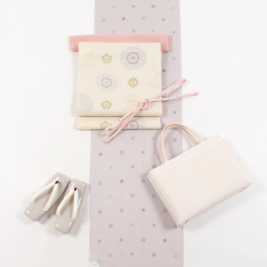 衿秀　和装トートバッグ A4 シルクガード付　お稽古バッグ　ライトグレー 衿秀 公式 バッグ 和装 着物 ばっぐ bag トート 手提げ A4型