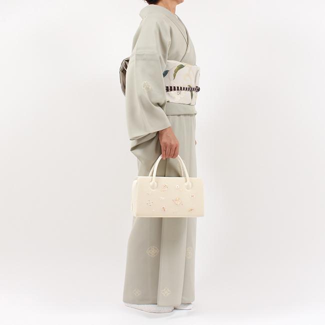 きもの 和 利休バッグ 和装バッグ フォーマル 正絹 ちりめん