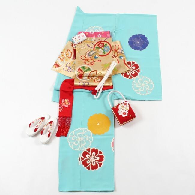 【着物と帯 時流】O24-29y◆七五三 7才女の子着物◆手描き友禅百貨店取扱品 七五三 7歳 女の子用 日本製 正絹 本絞り 手描き友禅 絵羽付け