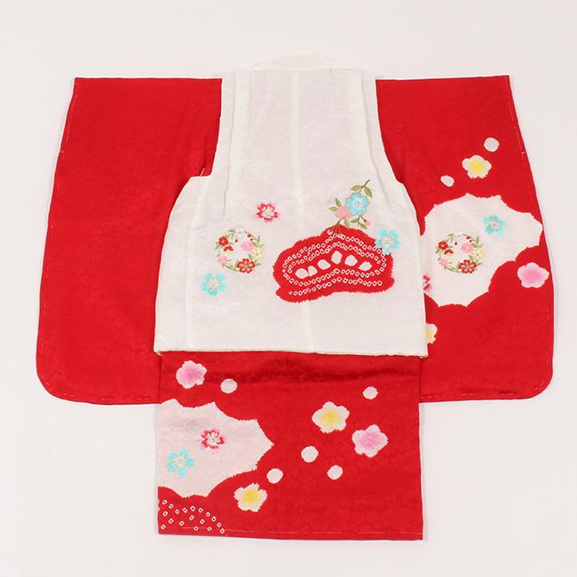 七五三 3歳 着物 フルセット 10点 被布 正絹 女の子 購入 販売